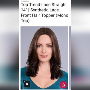 Women's Hair Topper - Brown